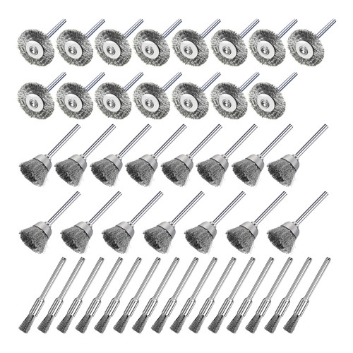 45x wire brush wheel mix - wire, set