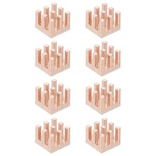 8 Pcs Copper Heatsink 6x6x5mm