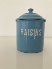 Enamel Ware Rasin Pot Blue