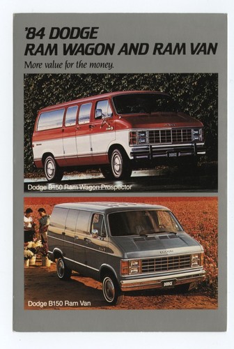 1984 dodge ram van - dodge,