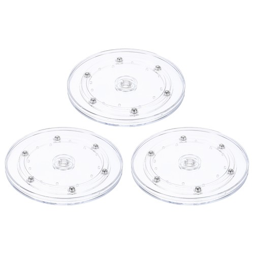 3pack acrylic lazy susan - 3pack,