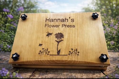 Flower press vintage - press, 🌹