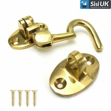BRASS HOOK & EYE LATCH 2"