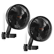 2PC Spider Farmer 6" Grow Tent Fan Car Oscillation, EC Motor, APP Wifi Control