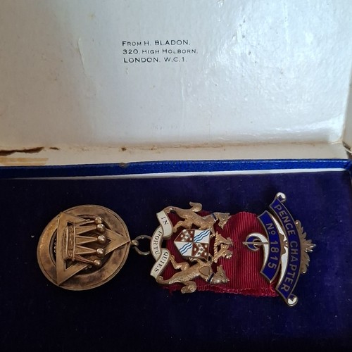 Masonic medal pence chapter - medal,
