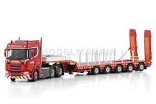 WSI 5983001 Nooteboom Red Line Scania R Normal Cr20N 6X4 Manoovr 5 Assi 1/50
