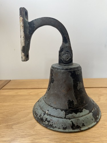 Vintage cast iron bell wall - vintage,