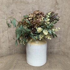 Vintage Stoneware Jar  / Pickling Jar Farmhouse Kitchen / Vase / Cottage