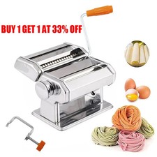 5 IN 1 STAINLESS STEEL PASTA LASAGNE SPAGHETTI TAGLIATELLE RAVIOLI MAKER MACHINE