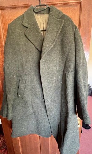 Green crombie wool - green,