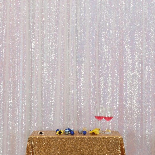 Iridescent sequin backdrop - sequin,