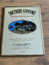 Vintage Southern Comfort Bar Mirror Man Cave Original Retro Collectable Decor