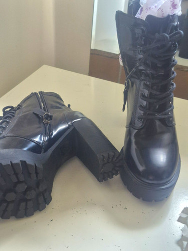 River island black patent - river,