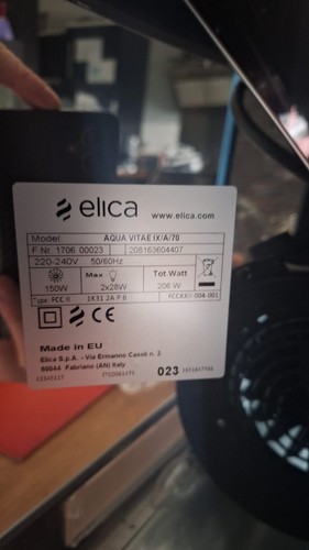 Elica aqua vitae 70 - elica, ix