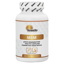MSM – Tab – Methylsulfonylmethane – Organic Sulfur – Joints, Skin, Hair – Sowelo