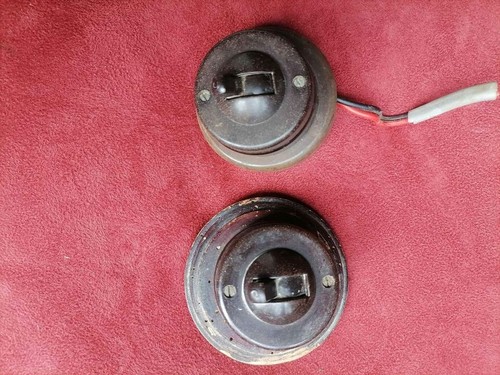 Bakelite toggle light switches