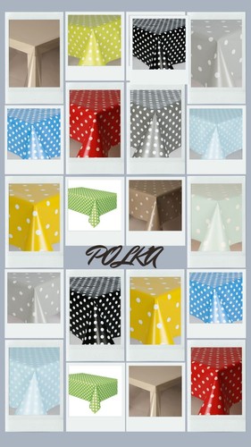 Plain polka dots pvc plastic - plain,