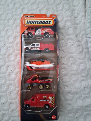 Matchbox rescue pack gift - rescue, 5-pack,