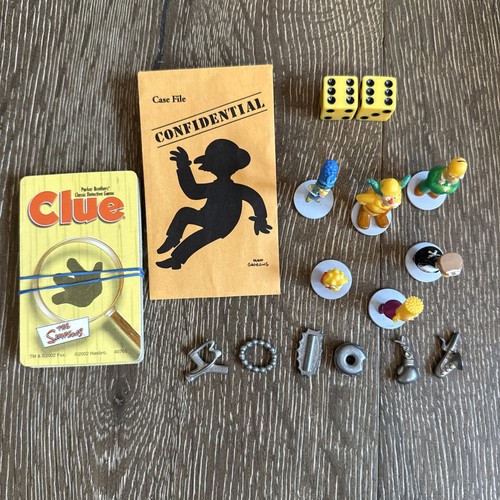 The simpsons clue board - board, game