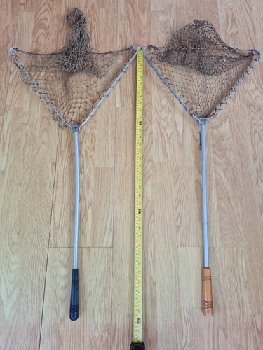 Vintage alloy wood trout - x, alloy/wood
