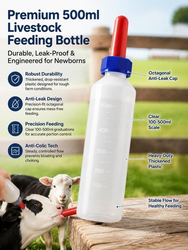 Calf nursing feeder animal - calf,