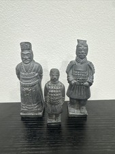 Set Of 3 Chinese Terracotta