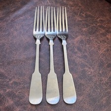 Thomas Turner & Co - Wingfield's Hygienic Fiddle Pattern Forks x 3 7.75"
