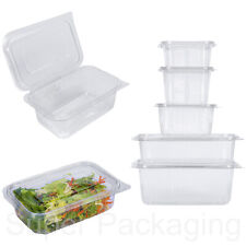 Hinged Lid Plastic Salad
