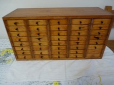 SUPERB Rare Vintage GENUINE 40 Drawer Watchmakers Tool Cabinet by EMIR - Correan