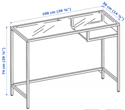 Console table laptop - table,