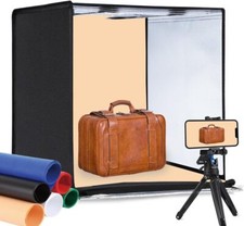 PULUZ 24" 60x 60cm LED Light Box Photo Tent Dimmable Photography Studio Shooting