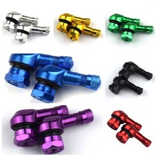 4Pcs Wheel Tire Stem Tubeless Valve Motorcycle Motorbike 90 Degree Angle
