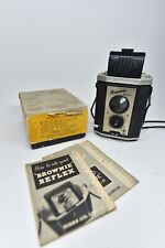 Working Kodak Brownie Reflex Twin Lens T.L.R. Roll Film Camera Boxed Prop Decor