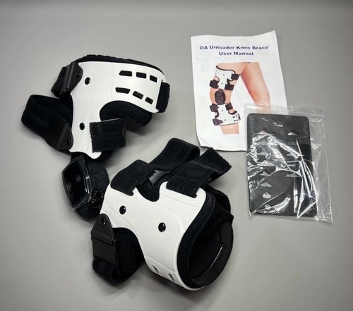 Hinged knee brace unloader - brace, oa