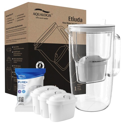 Aqualogis glass water filter - glass,