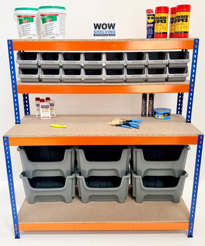 Workstation workbench storage