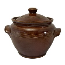 Vintage Pearsons of Chesterfield Soup Tureen 2 Pint Treacle Glaze Casserole Dish