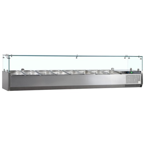 Topping counter refrigerated - topping,