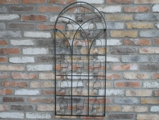 Arched metal wall candle - arched,