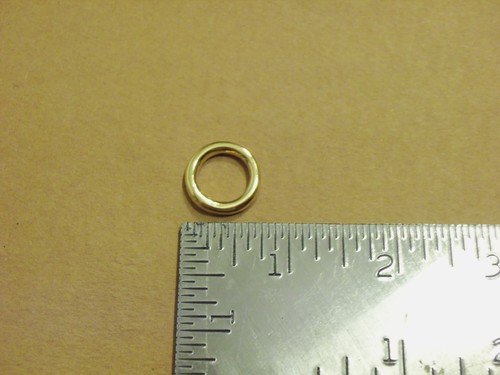 Solid brass rings - brass,