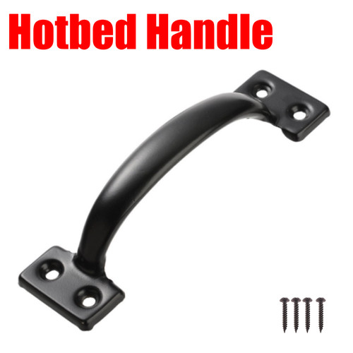 Black pull handle hot bed - black,