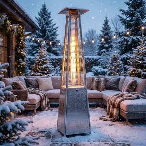 360 pyramid gas patio heater - 360°,