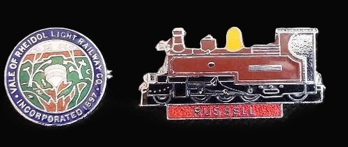 Welsh railway enamel - enamel, pin