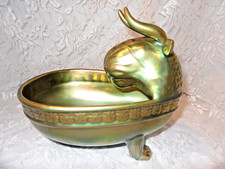 ZSOLNAY EOSIN BULL'S HEAD