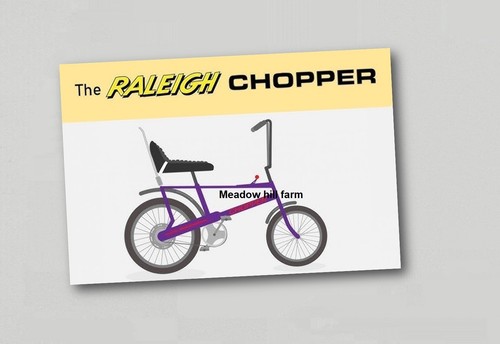 Fridge magnet raleigh bicycle - fridge,