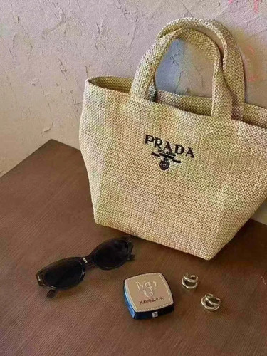 Prada perfume raffia straw - perfume, vip