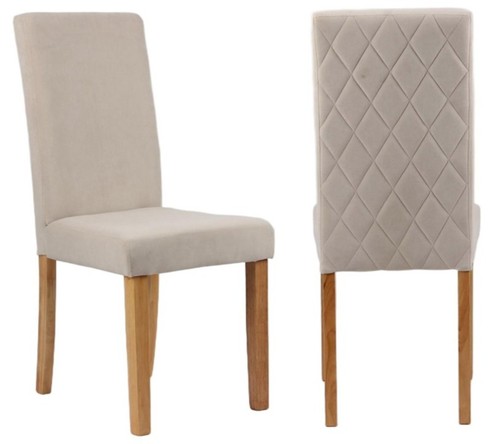 Beige velvet dining - beige, chairs