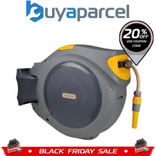 Hozelock 40m Auto Reel Retractable Hose System Wall Mounted 2595