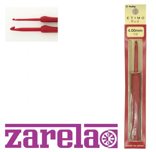 Tulip etimo red crochet - red, hooks