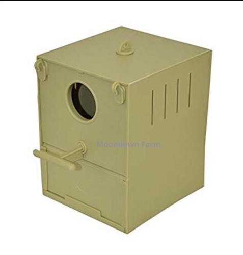 Budgie nest box - plastic, with